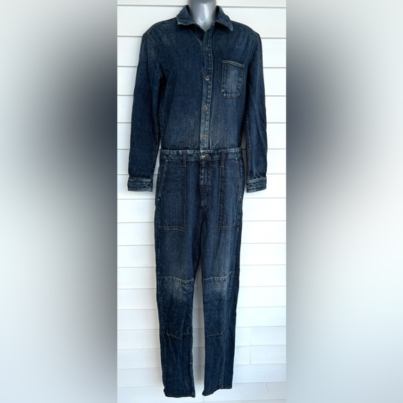 Rag and Bone Miramar Jumpsuit Cotton Mirror Printed Size Small - Picture 3 of 11